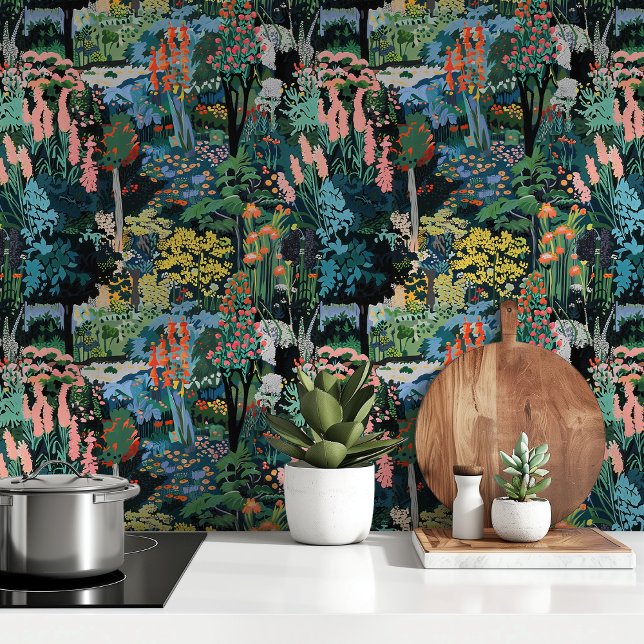 Vibrant Garden Oasis Tapete (Von Creator hochgeladen)