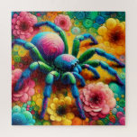 Vibrant Garden Spider Square Puzzle 676 pcs<br><div class="desc">Explore a dazzling explosion of color and texture in this vibrant jigsaw puzzle featuring a fluffy, rainbow-colored spider surrounded by hypnotic, swirling flowers. With intricate details and bold hues throughout, this puzzle offers both a visual delight and a satisfying challenge. A perfect gift for lovers of the unusual, colorful creatures,...</div>