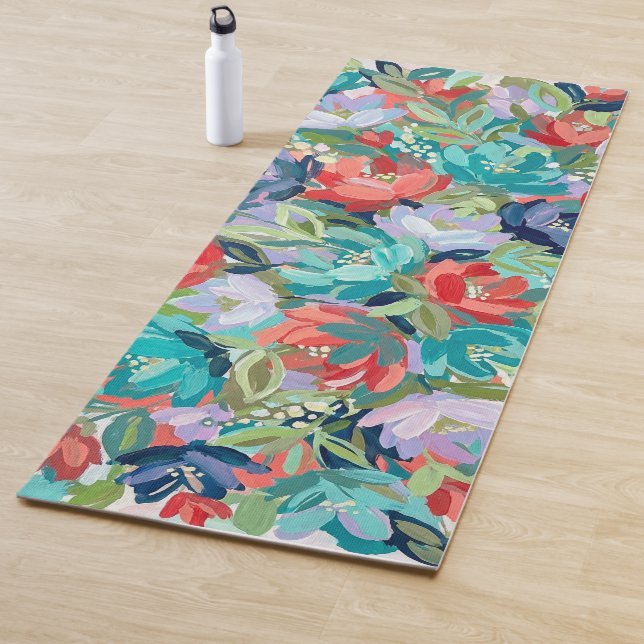 Vibrant Garden Symphony Yogamatte (Beispiel)