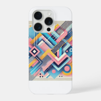 Vibrant Geometric iPhone Cover |Slim & Unique Look 15 Pro Hülle