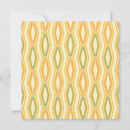 Vibrant geometric pattern with hexagonal shapes  dankeskarte