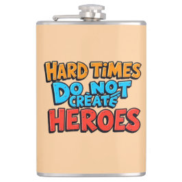 Vibrant Gradient Typographical Create Heroes Flachmann