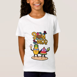 Vibrant Hello Summer | Colorful Ocean Animals T-Shirt