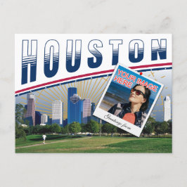 Vibrant Houston Texas Foto Collage Postkarte