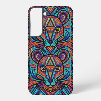 Vibrant Huichol Animal Spirit Phone Case Samsung Galaxy Hülle