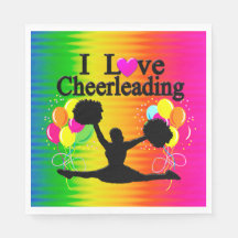 VIBRANT I LIEBE CHEERLEADPAPIER NAPKIN