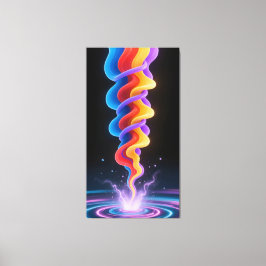 Vibrant ink pulses vibrate leinwanddruck