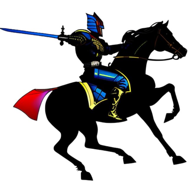 Vibrant Knight T-Shirt (Von Creator hochgeladen)