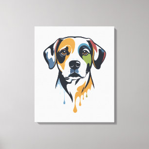 Vibrant Lab Pop Art Leinwanddruck