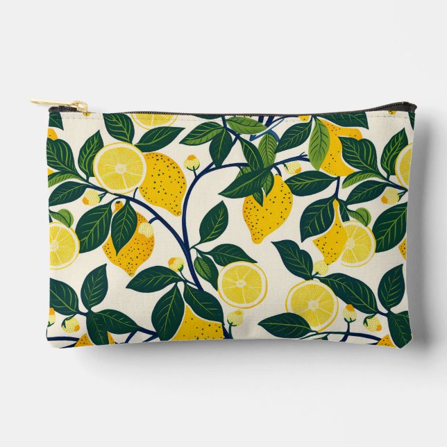 Vibrant Lemon Grove Zubehörtasche (Vorderseite)