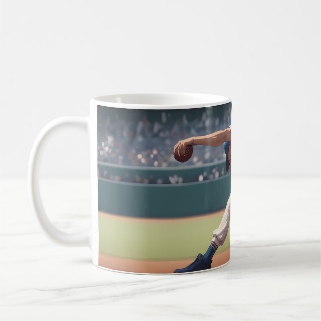Vibrant "Less Is More" Abstract Graphic Kaffeetasse (Links)