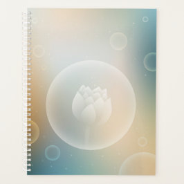 Vibrant Lotus Hardcover Planner Planer