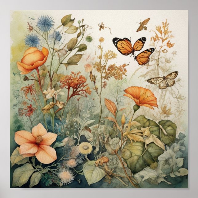 Vibrant Meadow Poster (Vorne)