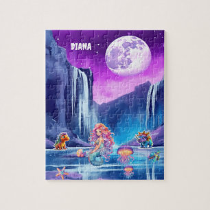 VIBRANT MERMAID, DINOSAUR, MEER KREATUREN PUZZLE