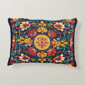 "Vibrant Mexican Fiesta Pillow" Dekokissen