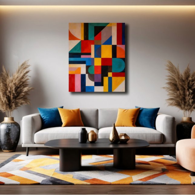 Vibrant Mosaic Leinwanddruck (Von Creator hochgeladen)