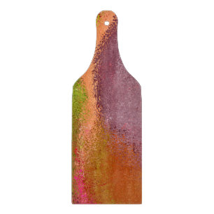 VIBRANT MULTI-FARBIERTE ABSTRAKTE GLASSCHNEIBEN SCHNEIDEBRETT