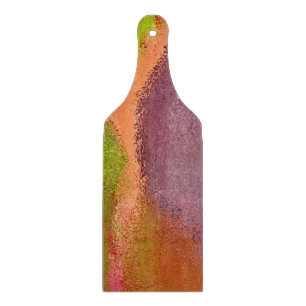 VIBRANT MULTI-FARBIERTE ABSTRAKTE GLASSCHNEIBEN SCHNEIDEBRETT
