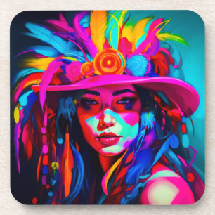 Vibrant Muse Getränkeuntersetzer