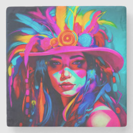 Vibrant Muse Steinuntersetzer