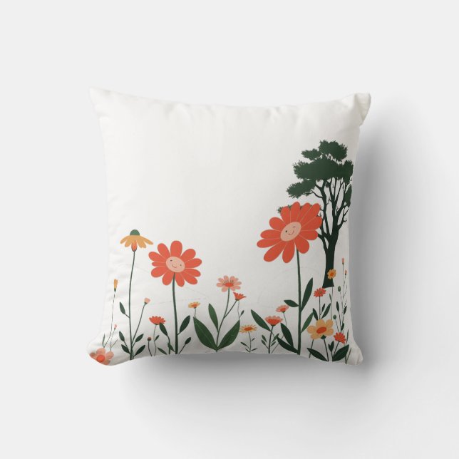 Vibrant Nature Art for Home & Gifts | Pillow Kissen (Vorderseite)