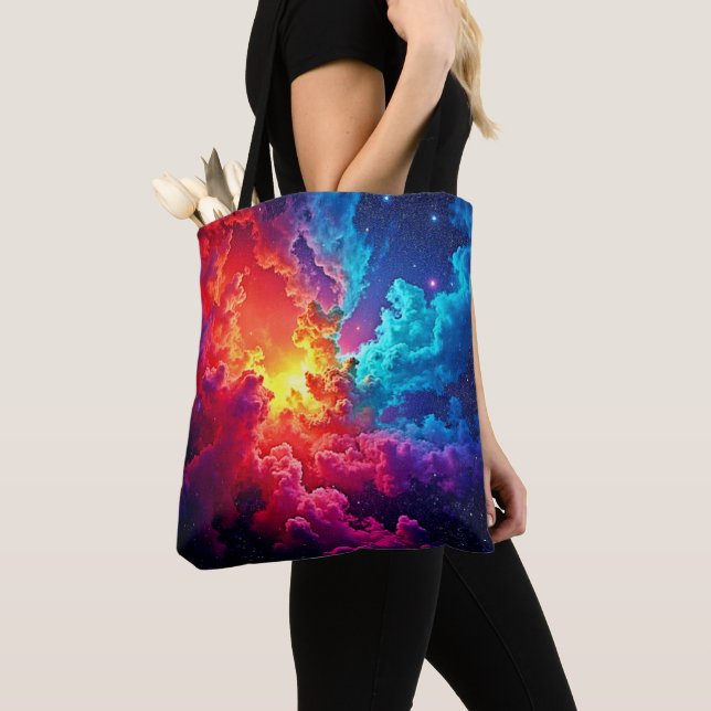 Vibrant Nebula Art: Cosmic Color Art (Von Nahem)
