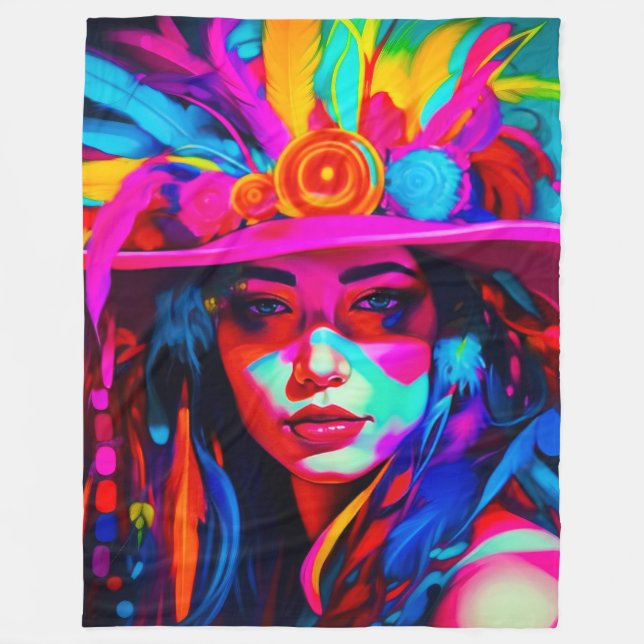 Vibrant Nuse Fleecedecke (Vorderseite)