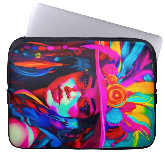Vibrant Nuse Laptopschutzhülle (Vorderseite)