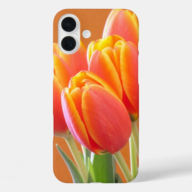 Vibrant Orange Tulip Fotografie Case-Mate iPhone Hülle (Rückseite)