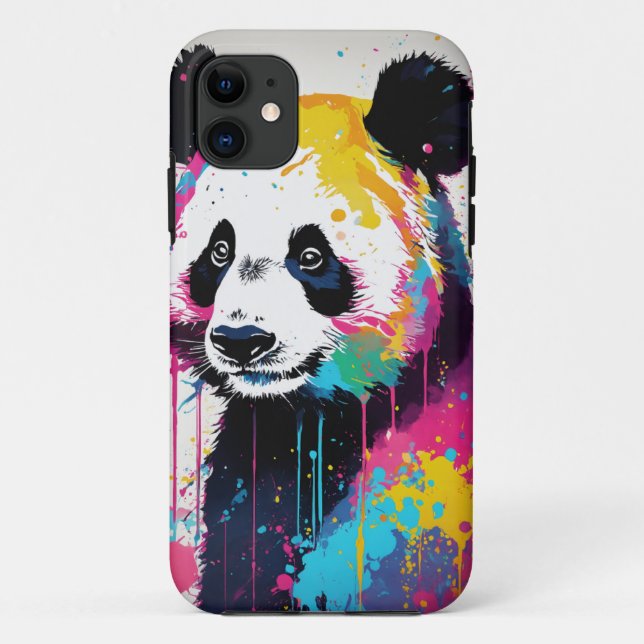 "Vibrant Panda Paradise Mobile Back Cover" Case-Mate iPhone Hülle (Rückseite)