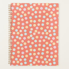 Vibrant Pastel Polka Dot Background: Brighten up  Planer