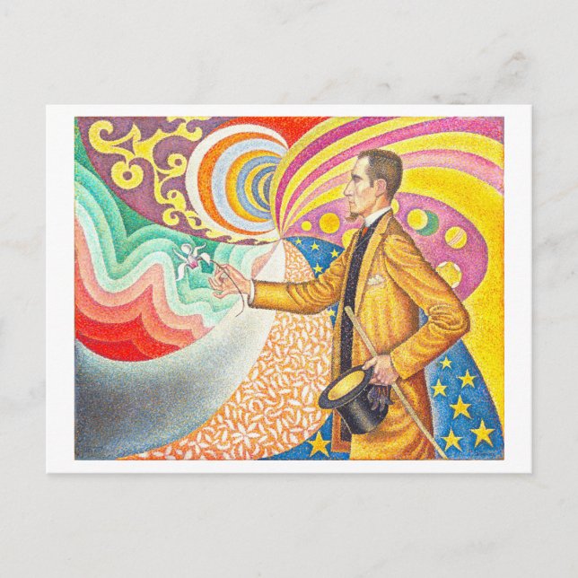 Vibrant Paul Signac Opus 217 Postkarte Malerei (Vorderseite)