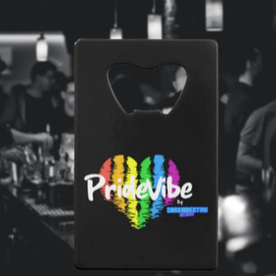 Vibrant PrideVibe: Öffnen mit Regenbogenherz Geldbeutel Flaschenöffner