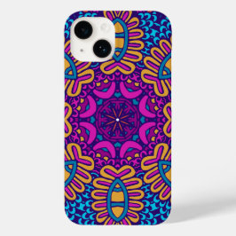 Vibrant Psychedelic Tribal iPhone Case