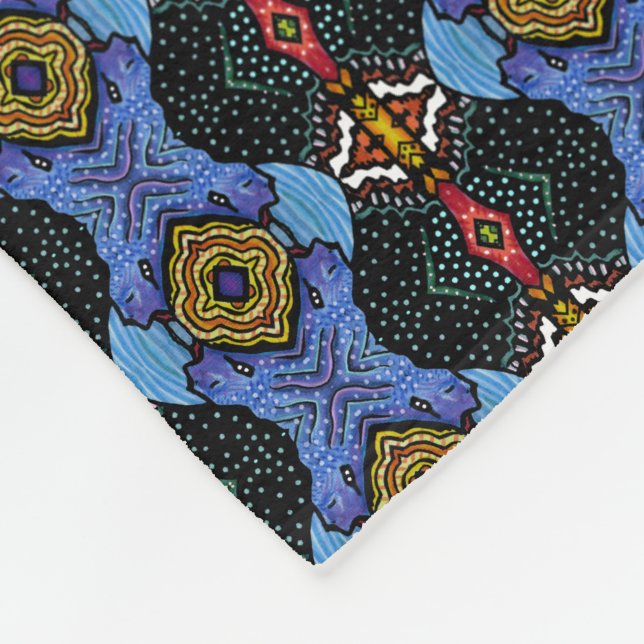 Vibrant Royalty Fleecedecke (Ecke)