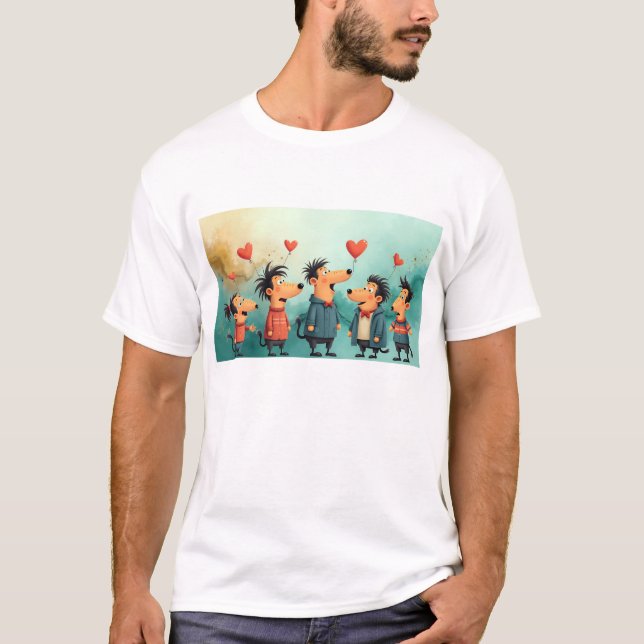 "Vibrant Sky Hues 10K Art Shirt | (Vorderseite)