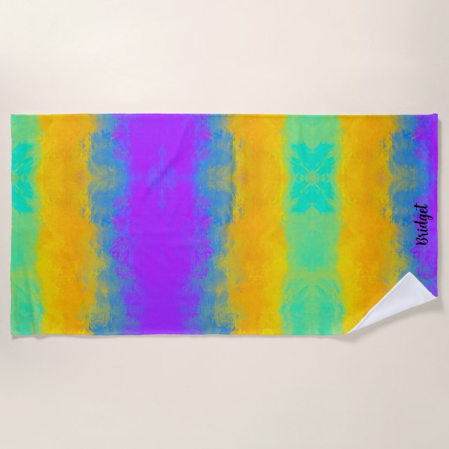 Vibrant Sky Strandtuch (Vorderseite)