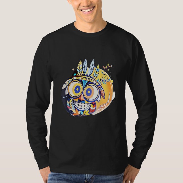 Vibrant smiles  colourful and expressive garment T-Shirt (Vorderseite)