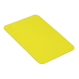 Vibrant Solid Yellow Background Magnet
