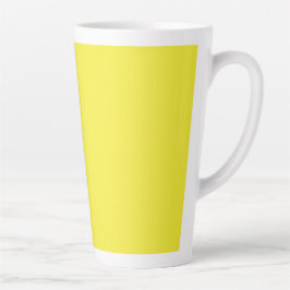 Vibrant Solid Yellow Background  Milchtasse