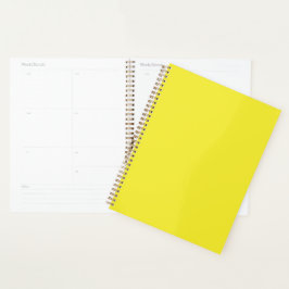 Vibrant Solid Yellow Background  Planer