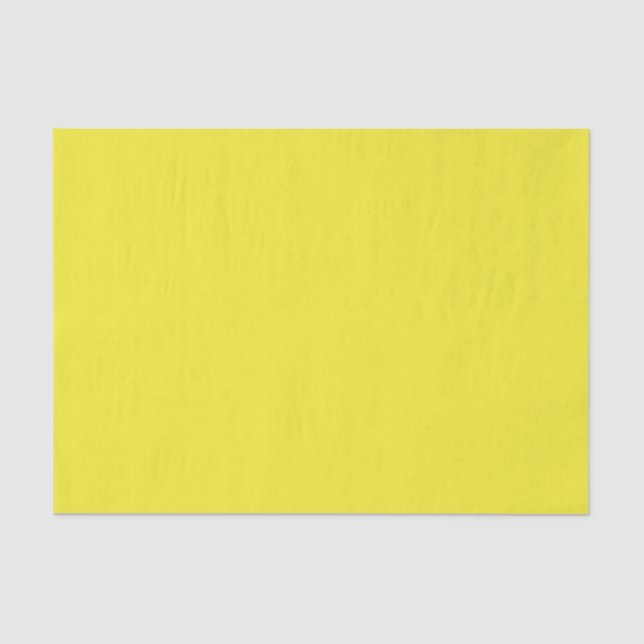 Vibrant Solid Yellow Background  Seidenpapier (Vorderseite)