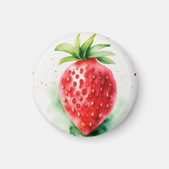 Vibrant Strawberry Magnet (Vorne)