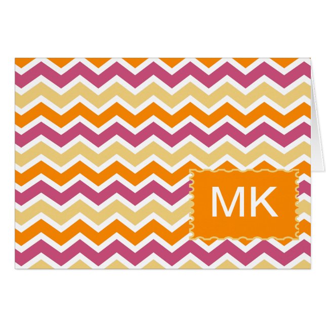 Vibrant Tribal ZigZag (Vorderseite (Horizontal))