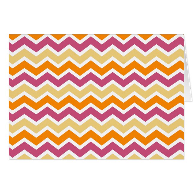 Vibrant Tribal ZigZag (Vorderseite (Horizontal))