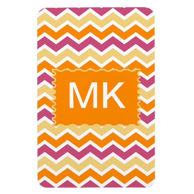 Vibrant Tribal ZigZag Magnet (Vertikal)