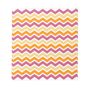 Vibrant Tribal ZigZag Notizblock