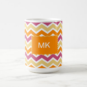 Vibrant Tribal ZigZag Tasse