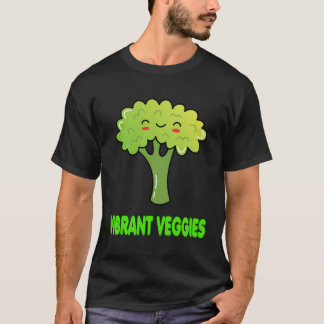 Vibrant Veggies Niedlich Funny Broccoli Vegane Des T-Shirt