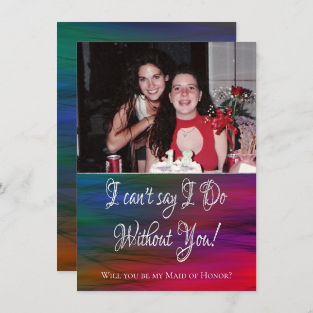 Vibrant Wisps | Foto kann nicht sagen, ich tue ohn Einladung (Vorne/Hinten)